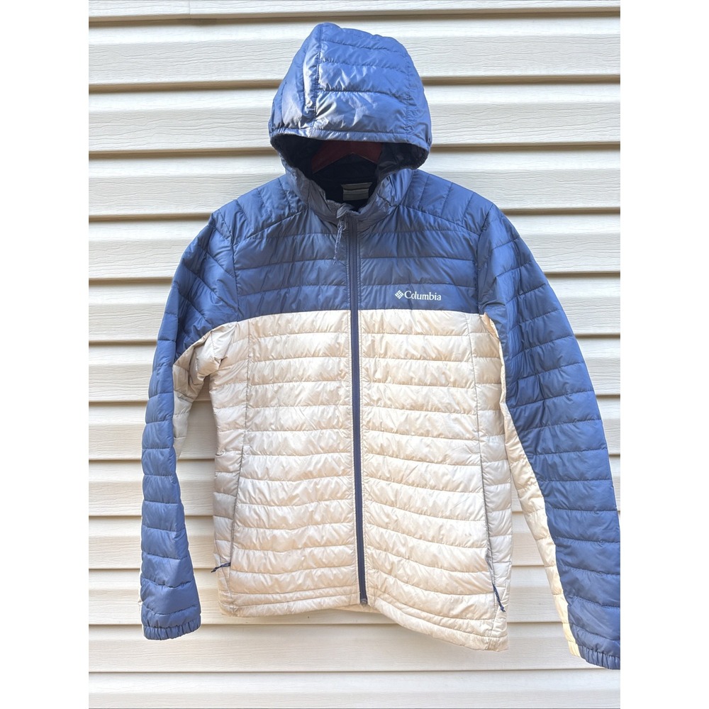 2034502 COLUMBIA MEN'S SILVER FALLS HOODED JACKET NAVY Small